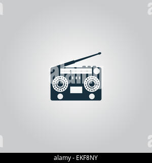 Boombox classique 80s Banque D'Images