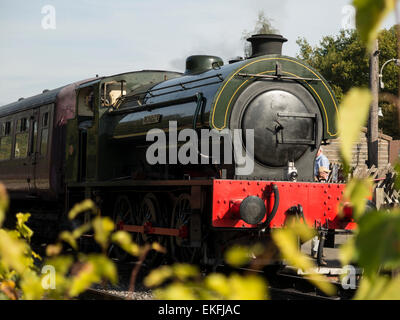 Vintage locomotive vapeur Seigneur Phil, au pic de rampe , Matlock, Derbyshire Rowsley,,UK Banque D'Images