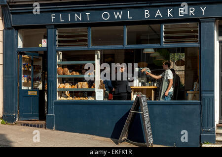 Le silex Owl Boulangerie, Lewes, East Sussex, UK Banque D'Images