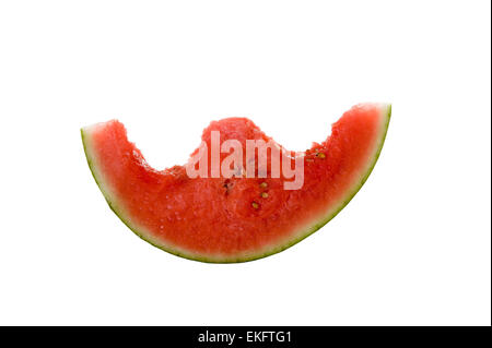 Mûr sain mordu Watermelon Banque D'Images