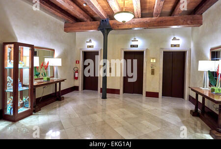 L'hôtel Hilton Molino Stucky Venice est situé sur l'île de Giudecca Italie Banque D'Images