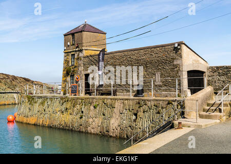 Port de Holyhead sur l'île d'Anglesey au nord du Pays de Galles Banque D'Images