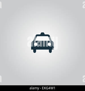 Icône de taxi Banque D'Images