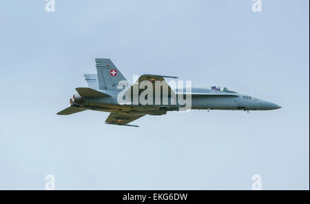 Swiss Air Force F/A-18 Hornet RIAT 2014 Banque D'Images