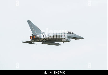 L'Eurofighter Typhoon de la RAF 29 Squadron Conninsgby Banque D'Images