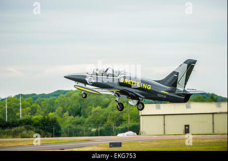 Breitling Jet Team Aero L-39C avions Albatros Banque D'Images