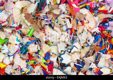 Bouts de crayons de couleur, abstract background Banque D'Images