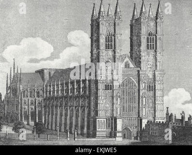 L'Abbaye de Westminster, Royaume-Uni, vers 1900 Banque D'Images