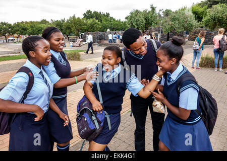 Johannesburg Afrique du Sud,Orlando Ouest,Soweto,Hector Pieterson Memorial,Protest,apartheid,Sam Nzima,Black adolescent adolescent adolescent étudiant studen Banque D'Images