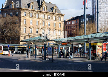 Arrêt de bus de Mayence Banque D'Images