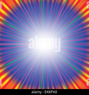 Fond de rayons Banque D'Images