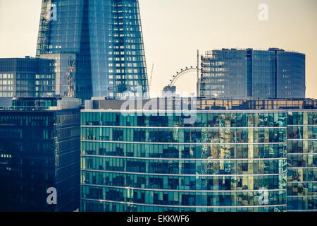 Bâtiments de Londres City Banque D'Images