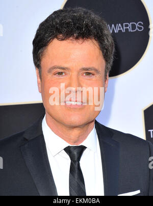 Los Angeles, Californie, USA. Apr 11, 2015. Donny Osmond participant à la 2015 TV Land Awards tenue au Saban Theatre de Los Angeles, Californie le 11 avril 2015. 2015 : Crédit D. Long/Globe Photos/ZUMA/Alamy Fil Live News Banque D'Images