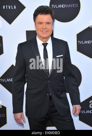 Los Angeles, Californie, USA. Apr 11, 2015. Donny Osmond participant à la 2015 TV Land Awards tenue au Saban Theatre de Los Angeles, Californie le 11 avril 2015. 2015 : Crédit D. Long/Globe Photos/ZUMA/Alamy Fil Live News Banque D'Images