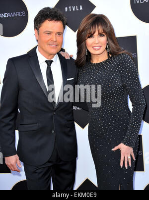 Los Angeles, Californie, USA. Apr 11, 2015. Marie Osmond Donny Osmond, assistant à la 2015 TV Land Awards tenue au Saban Theatre de Los Angeles, Californie le 11 avril 2015. 2015 : Crédit D. Long/Globe Photos/ZUMA/Alamy Fil Live News Banque D'Images