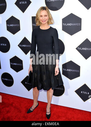 Los Angeles, Californie, USA. Apr 11, 2015. Calista Flockhart participant à la 2015 TV Land Awards tenue au Saban Theatre de Los Angeles, Californie le 11 avril 2015. 2015 : Crédit D. Long/Globe Photos/ZUMA/Alamy Fil Live News Banque D'Images