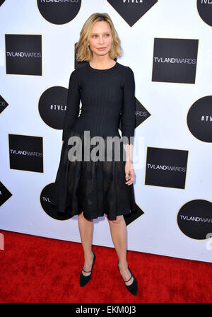 Los Angeles, Californie, USA. Apr 11, 2015. Calista Flockhart participant à la 2015 TV Land Awards tenue au Saban Theatre de Los Angeles, Californie le 11 avril 2015. 2015 : Crédit D. Long/Globe Photos/ZUMA/Alamy Fil Live News Banque D'Images