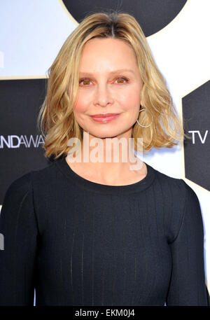 Los Angeles, Californie, USA. Apr 11, 2015. Calista Flockhart participant à la 2015 TV Land Awards tenue au Saban Theatre de Los Angeles, Californie le 11 avril 2015. 2015 : Crédit D. Long/Globe Photos/ZUMA/Alamy Fil Live News Banque D'Images