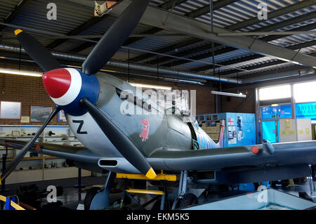 Raf manston Spitfire et Hurricane Memorial Museum à Ramsgate East Kent uk avril 2015 Banque D'Images