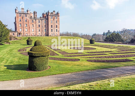 Château de Drumlanrig & jardins près de Thornhill en Dumfries et Galloway Ecosse Banque D'Images