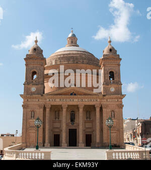 Ave Regina Coelorum église sur l'île espagnole Malte Banque D'Images