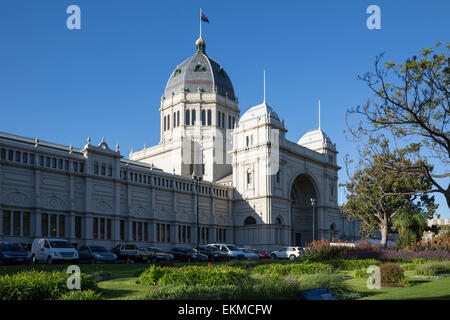 Le Palais royal des expositions dans la région de Carlton Gardens, Melbourne, Australie Banque D'Images