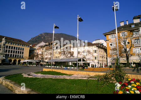 Piazza Walther, Bolzano (Bozen), Trentin-Haut-Adige Tyrol du Sud, Italie Banque D'Images