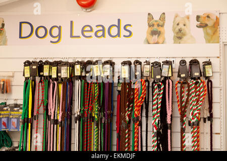 Chien conduit à la vente, l'usine de corde, Hawes, Yorkshire UK Banque D'Images