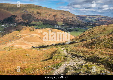 À l'égard de Grasmere Howe d'argent Banque D'Images