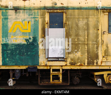 Vieux train abandonné, Murray Bridge, SA, Australie, Banque D'Images