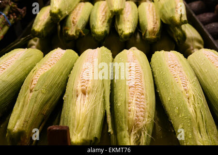 Les légumes au marché Pikes Place à Seattle, Washington, USA. Banque D'Images