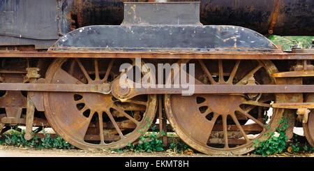 Vieux train abandonné, Murray Bridge, SA, Australie, Banque D'Images