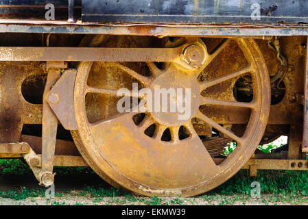 Vieux train abandonné, Murray Bridge, SA, Australie, Banque D'Images