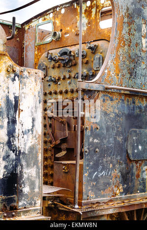 Vieux train abandonné, Murray Bridge, SA, Australie, Banque D'Images