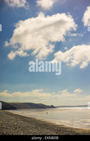 Plage de Newgale, West Wales Pembrokeshire Banque D'Images