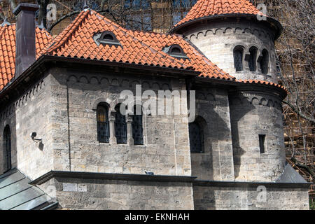 Ancienne synagogue Klausen, salle de cérémonie, cimetière et musée, le Quartier Juif, Prague, République Tchèque Banque D'Images