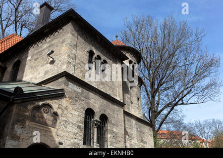 Ancienne synagogue Klausen, salle de cérémonie, cimetière et musée, le Quartier Juif, Prague, République Tchèque Banque D'Images