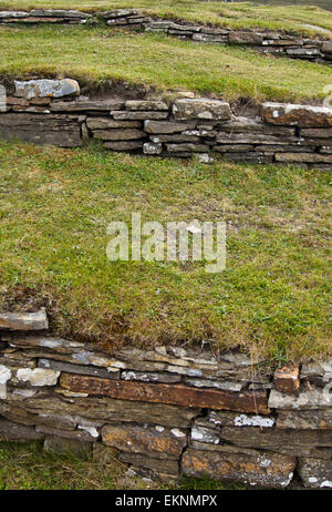 Wideford Hill chambré néolithique cairn, Mainland, îles Orcades, Ecosse Banque D'Images