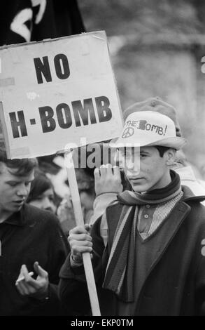 Aldermaston à Londres, le 31 Mars 1961 Mars Banque D'Images