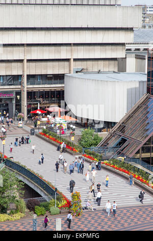 Le Paradise Forum et l'ancienne bibliothèque centrale de Birmingham, (aujourd'hui démoli) 2016 Birmingham, Angleterre, RU Banque D'Images