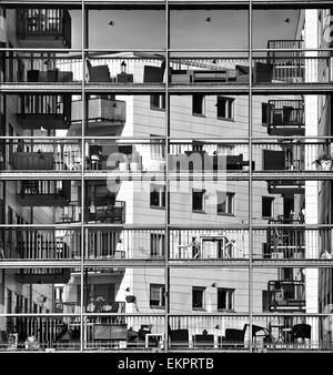 Les créatifs urbains, abstract background, l'architecture, ses détails architecturaux, fragment d'extérieur Banque D'Images