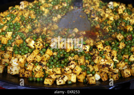 Indian food at Farmers Market Banque D'Images