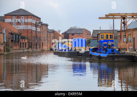 Canal et rivière barges de travail Trust - Newark - Trent sur Dorset England UK Banque D'Images