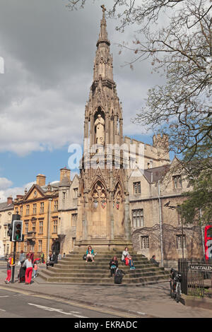 Le Mémorial des martyrs à la jonction de St Giles', rue de la Madeleine et de la rue Beaumont, Oxford, Oxfordshire, Angleterre. Banque D'Images