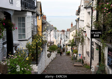 Village de Clovelly North Devon, Angleterre Angleterre Europe Banque D'Images