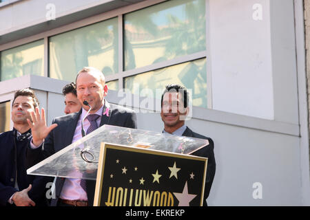 Nouveaux enfants sur le bloc Hollywood Walk of Fame Star Cérémonie : Donnie Wahlberg Où : Los Angeles, California, United States Quand : 09 Oct 2014 Banque D'Images