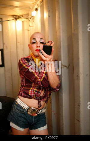 'Maude Adams et tous ces enfants, Glastonbury 2014'. Banque D'Images