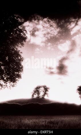 Navan Fort, Co Armagh, en Irlande Banque D'Images