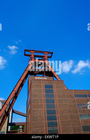 Complexe industriel de la mine de charbon de Zollverein Zeche Zollverein (en allemand) est un grand ancien site industriel dans la ville de Essen Banque D'Images