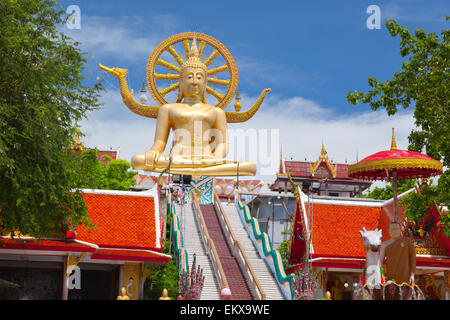 Statue du Grand Bouddha à Koh Samui, Thaïlande Banque D'Images